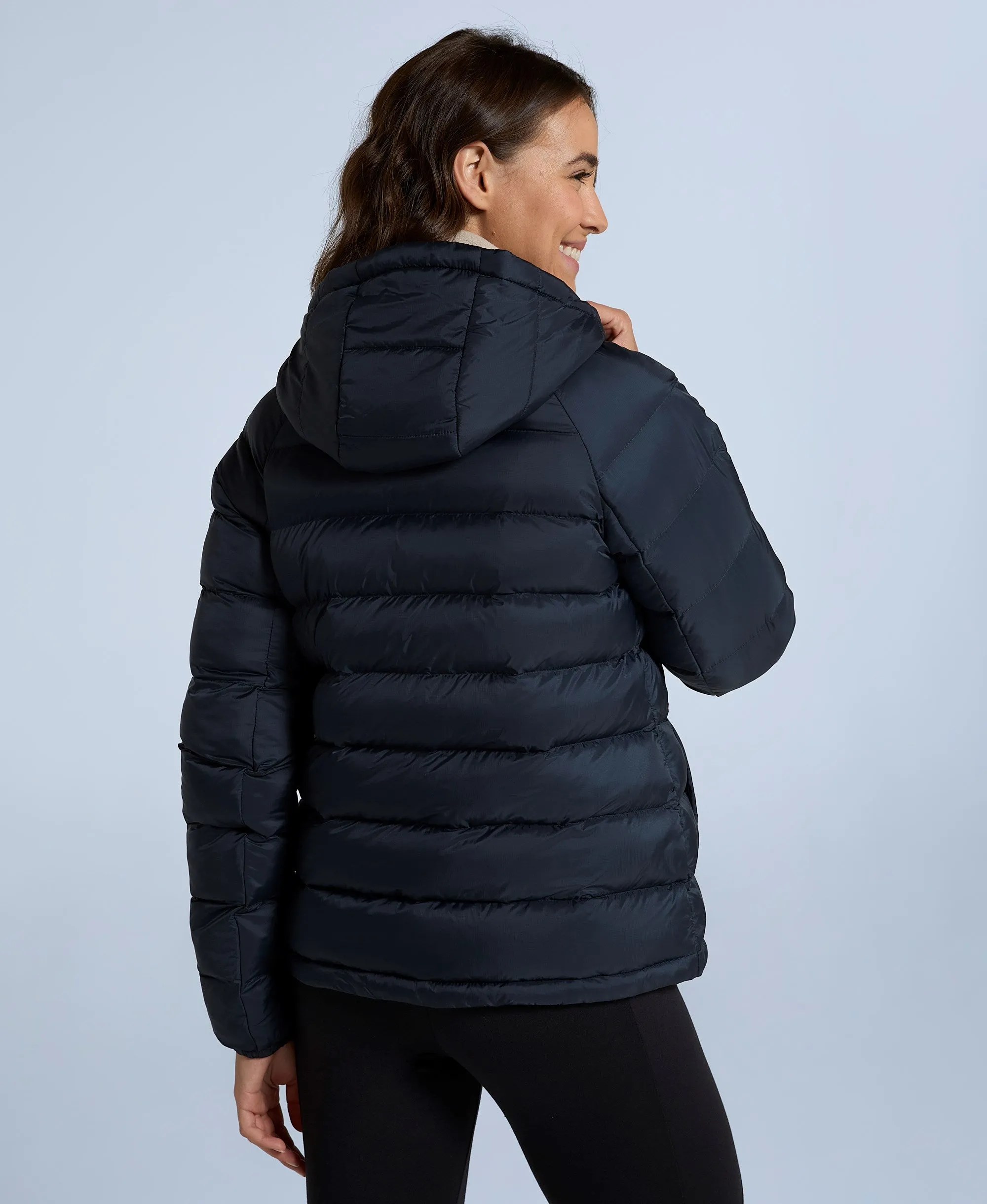 Light Cloud Cosi Womens Padded Jacket - Navy