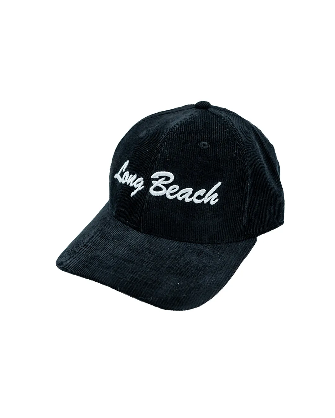 Long Beach Black Corduroy Baseball Hat