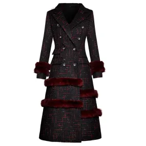 Long Winter Fashion Overcoat