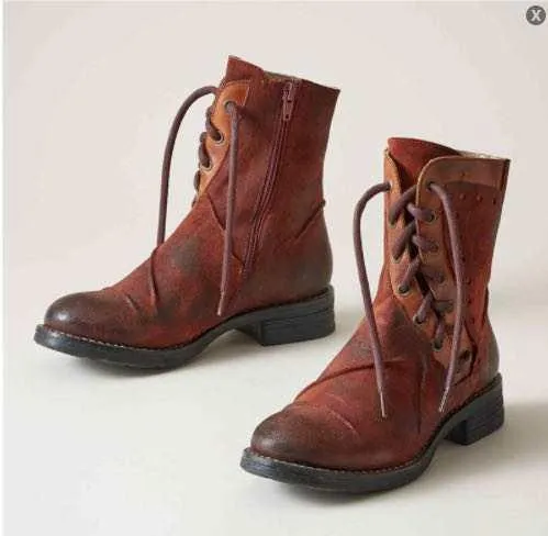 Low-heel Martin Casual Short Boots