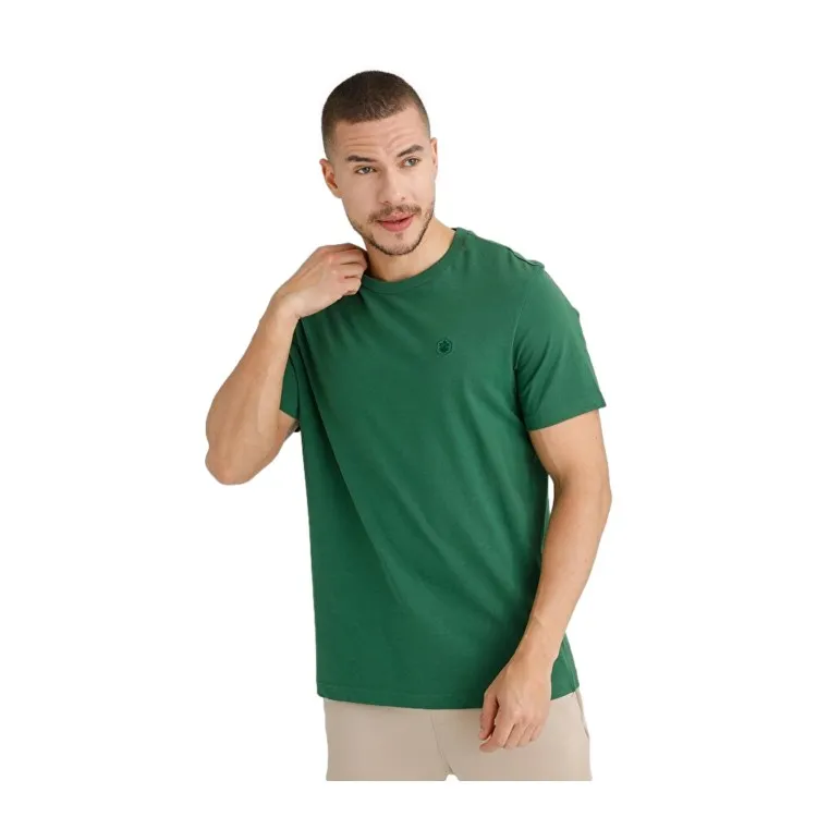 Lumberjack 603 TEES  T-SHIRT BASIC SMALL LOGO Verde