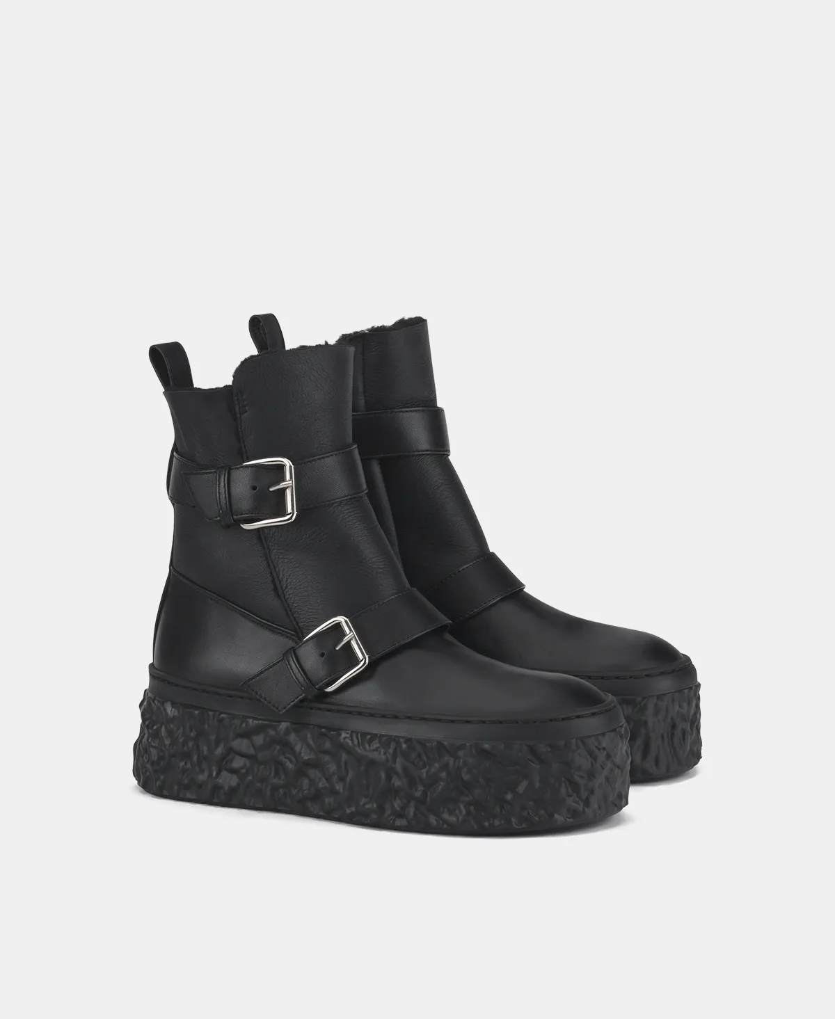 Magma Biker Ankle boot with sheepskin