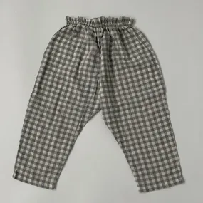 Makié Grey And White Check Trousers: 4 Years