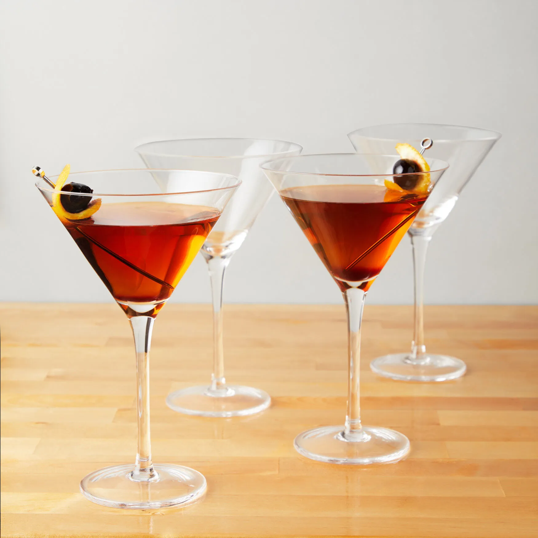 Manhattan Martini Glasses, Set Of 4 By True