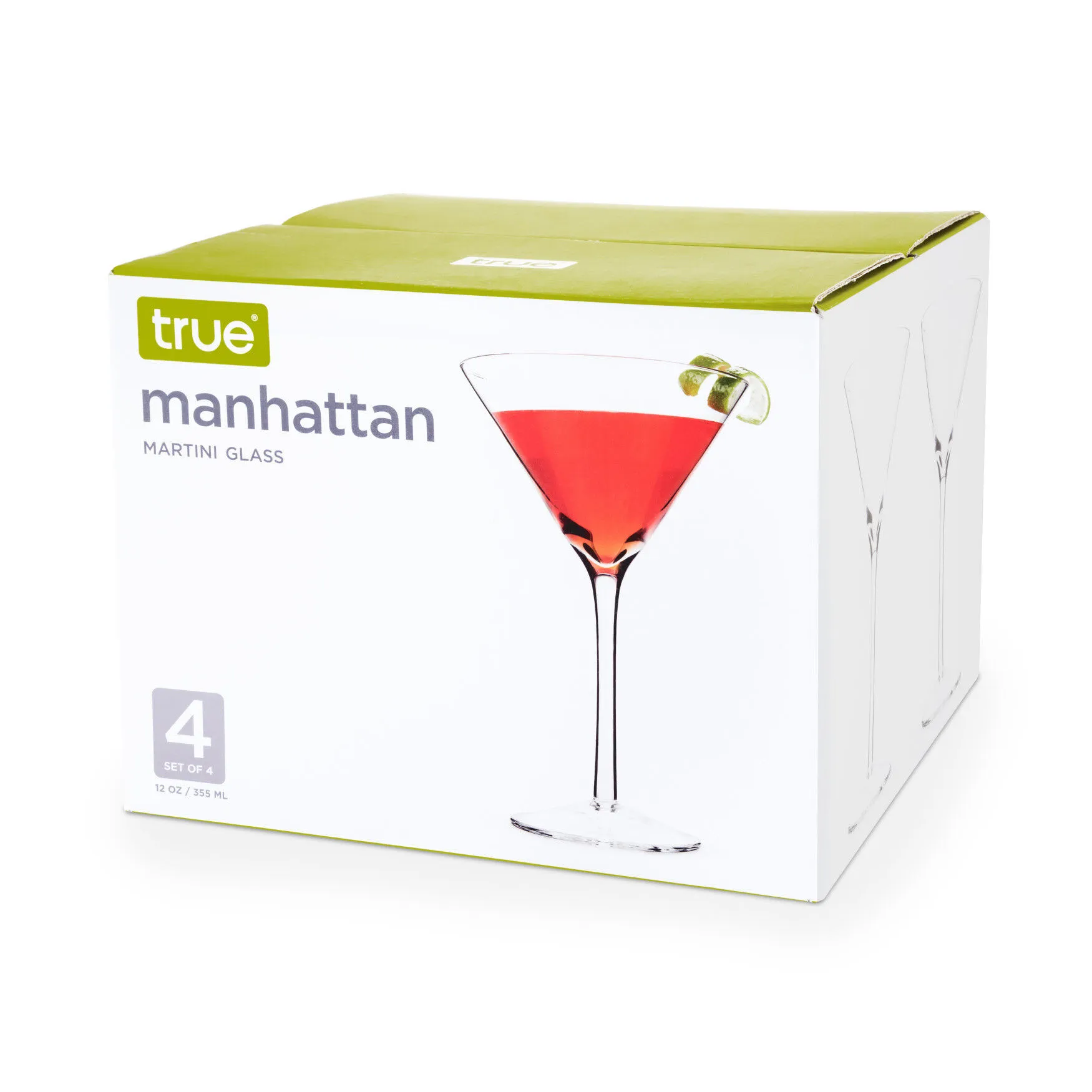 Manhattan Martini Glasses, Set Of 4 By True