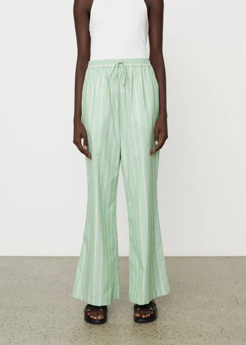 Marni -  Loose Pant with Drawstring Millet - Pant