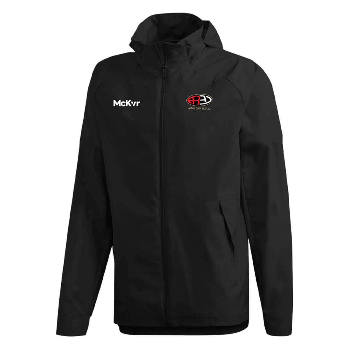 Mc Keever Arklow RFC Core 22 Rain Jacket - Adult - Black