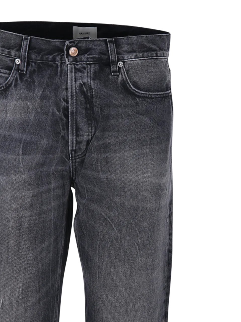 MEN HAIKURE BLACK COTTON BLAKE SPIDER JEANS