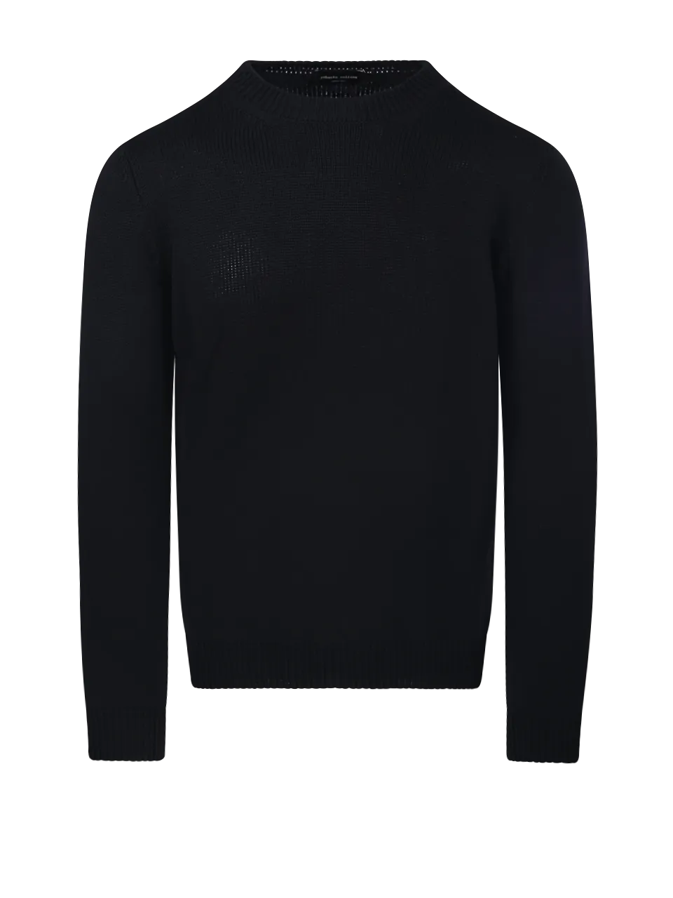 MEN ROBERTO COLLINA BLACK MERINOS WOOL SWEATER