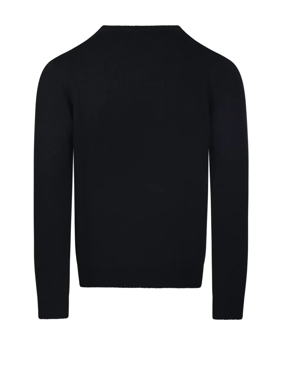 MEN ROBERTO COLLINA BLACK MERINOS WOOL SWEATER