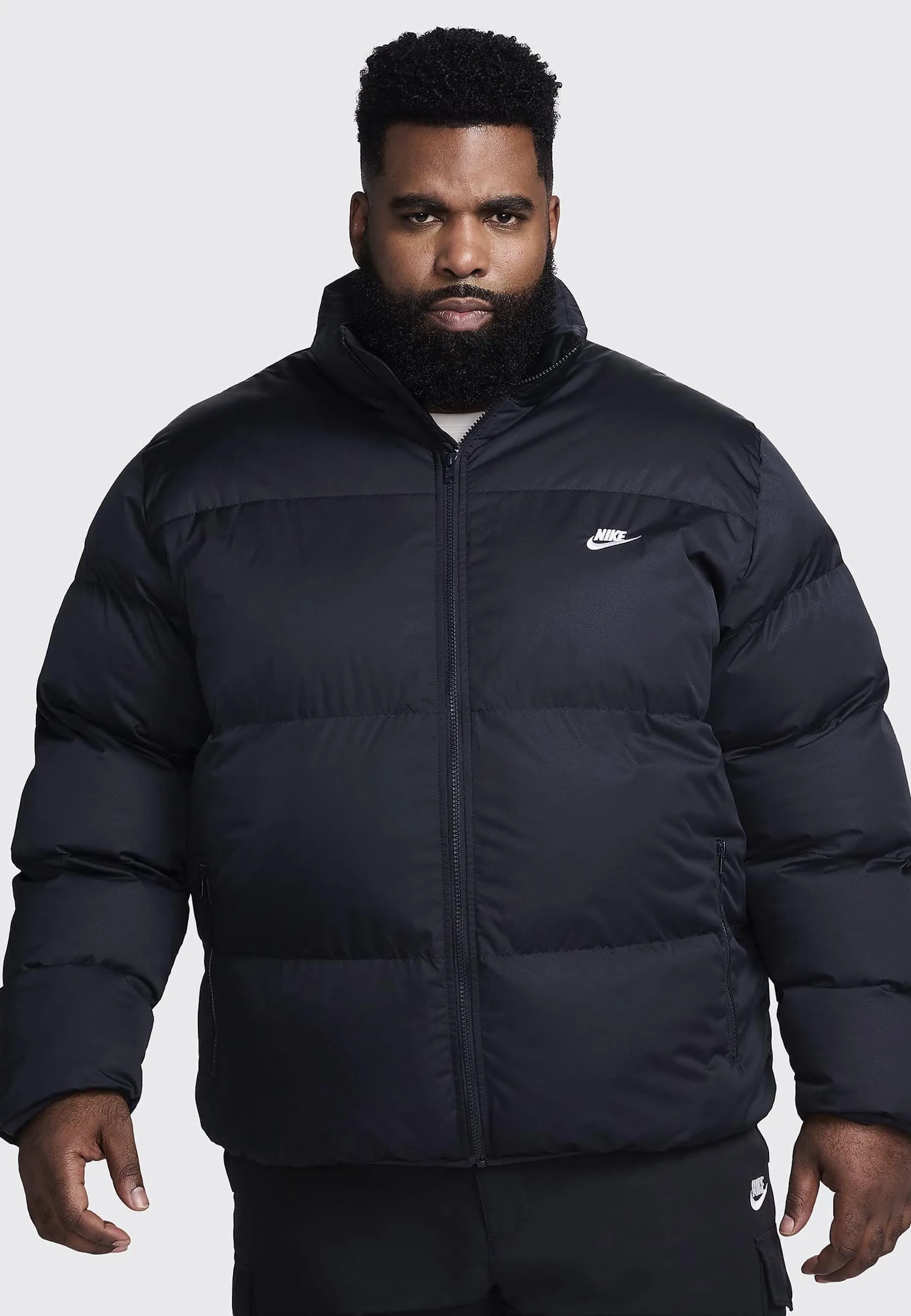 Men's Club Puffer Jacket - Black