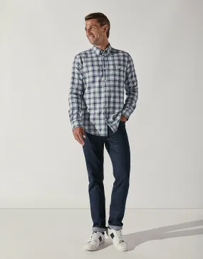 Men's Gosford Cotton Wool Check Shirt from Crew Clothing Company