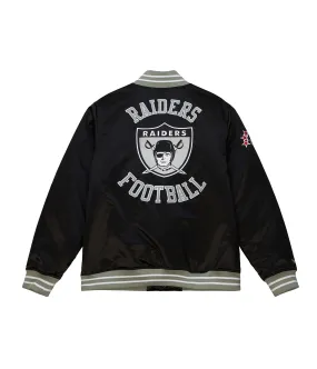 Mitchell & Ness  Jacket Heavyweight Satin Oakland Raiders