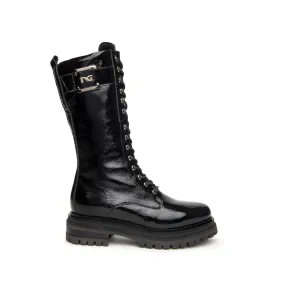 NeroGiardini Patent Biker Boot - Gillanders.ie Town & Country Clothing