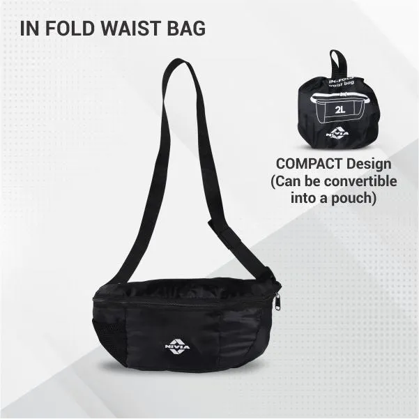 Nivia In-Fold Waist Running Bag