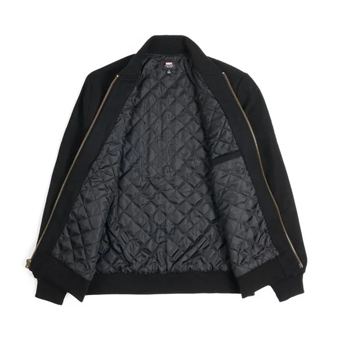 OBEY X SUICIDAL TENDENCIES BOMBER JACKET // BLACK