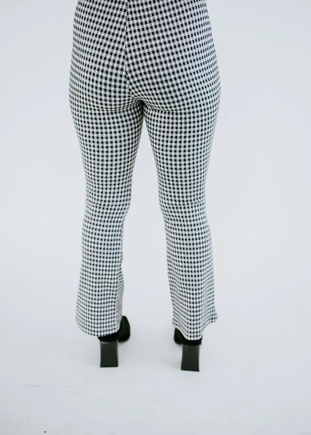 On The Horizon Gingham Flare Pant