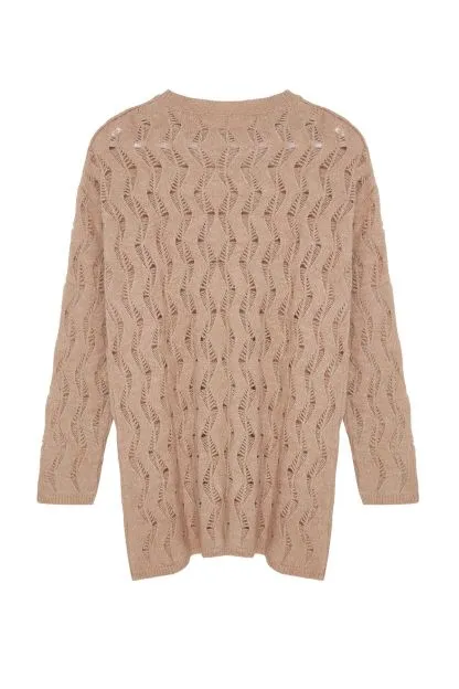 Openwork/Hole Sweater