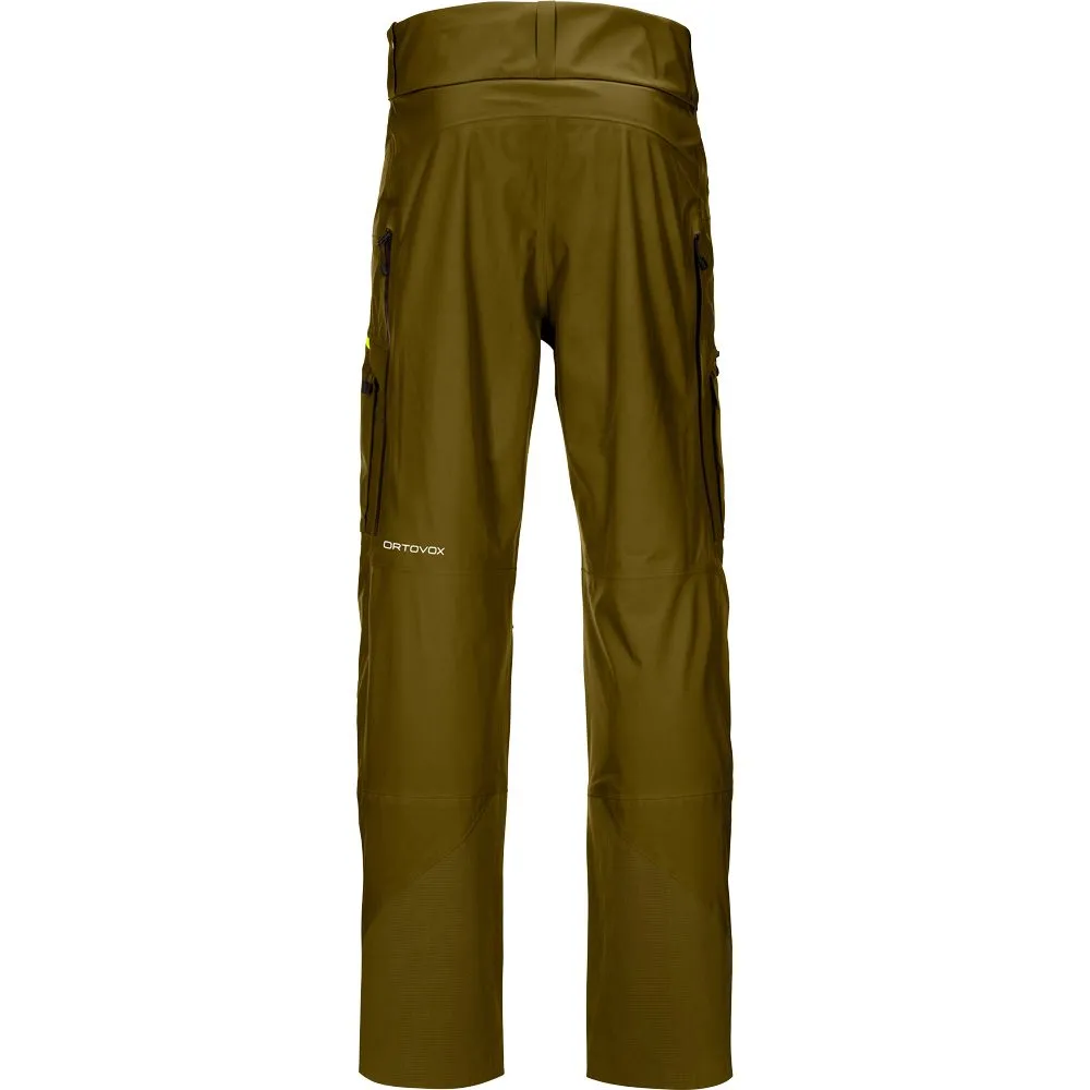 ORTOVOX - 3L Deep Shell Freeride Pants Men green moss