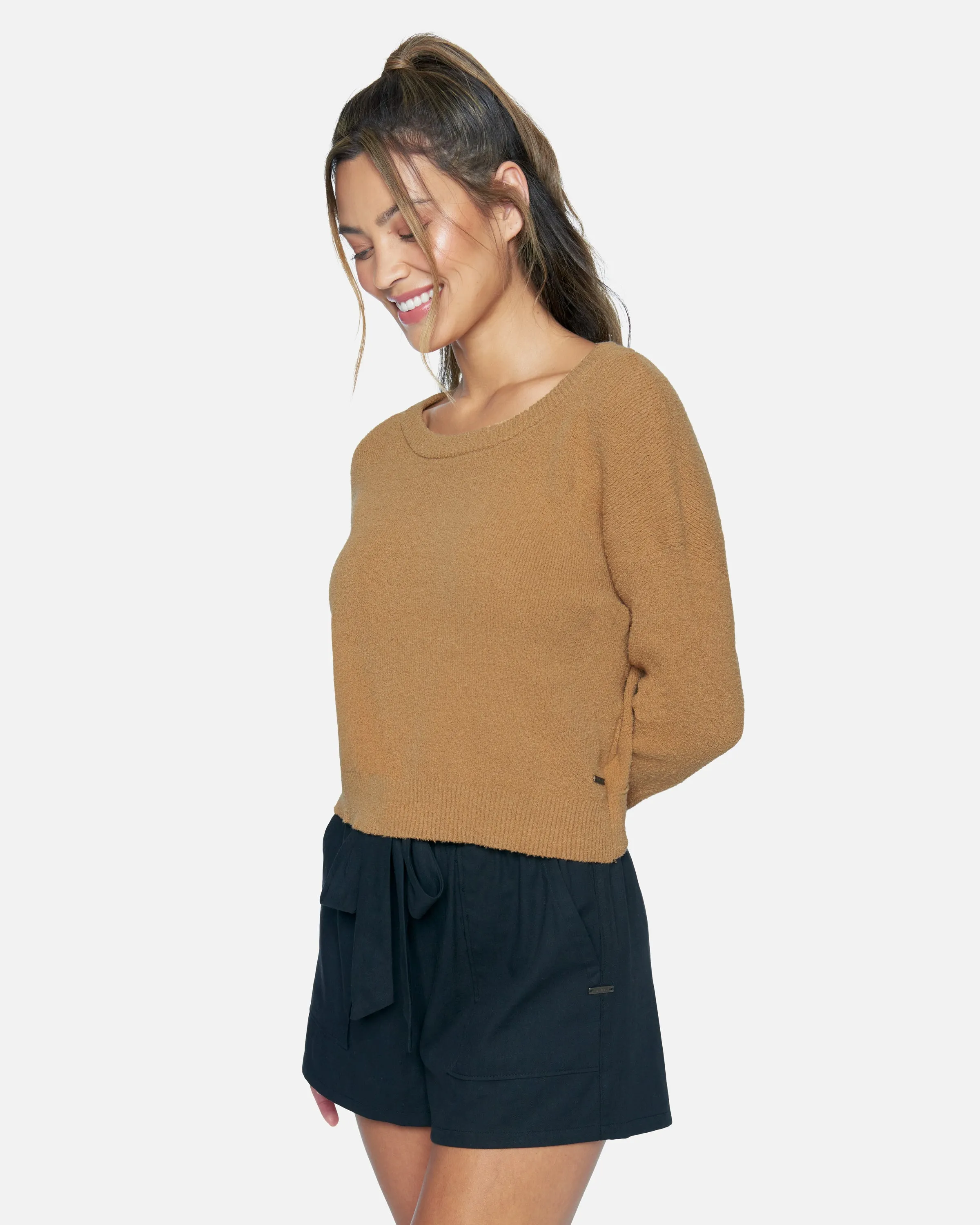 OVERLAP BACK SWEATER