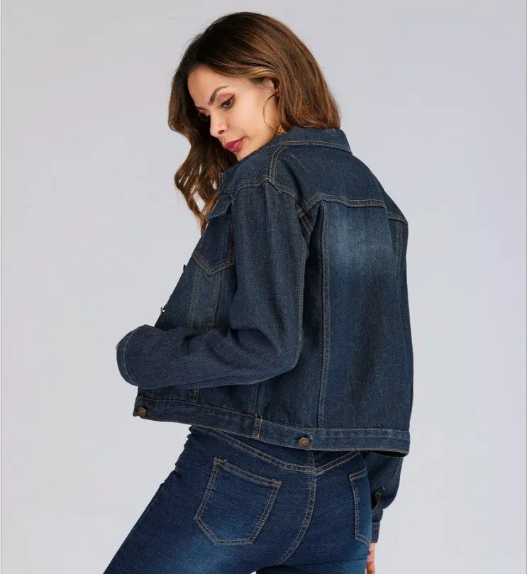 Oversized Slim Fit Denim Jacket