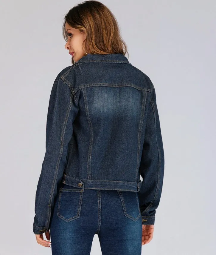 Oversized Slim Fit Denim Jacket