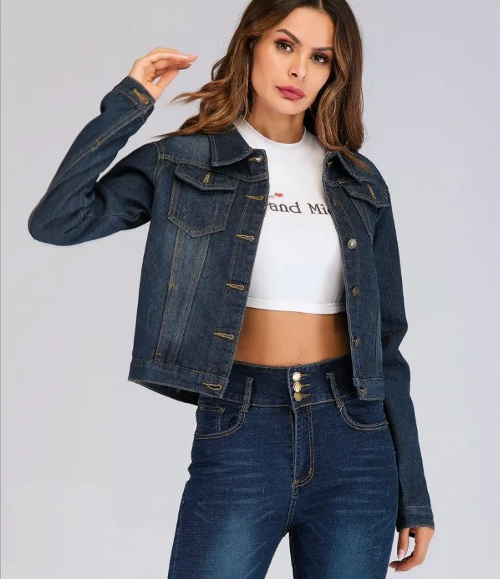 Oversized Slim Fit Denim Jacket