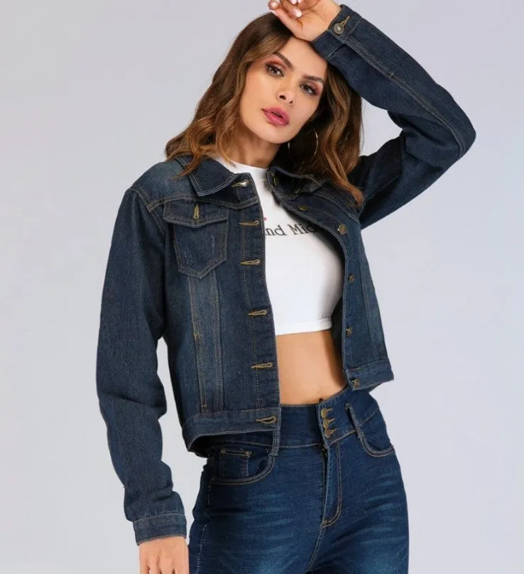 Oversized Slim Fit Denim Jacket