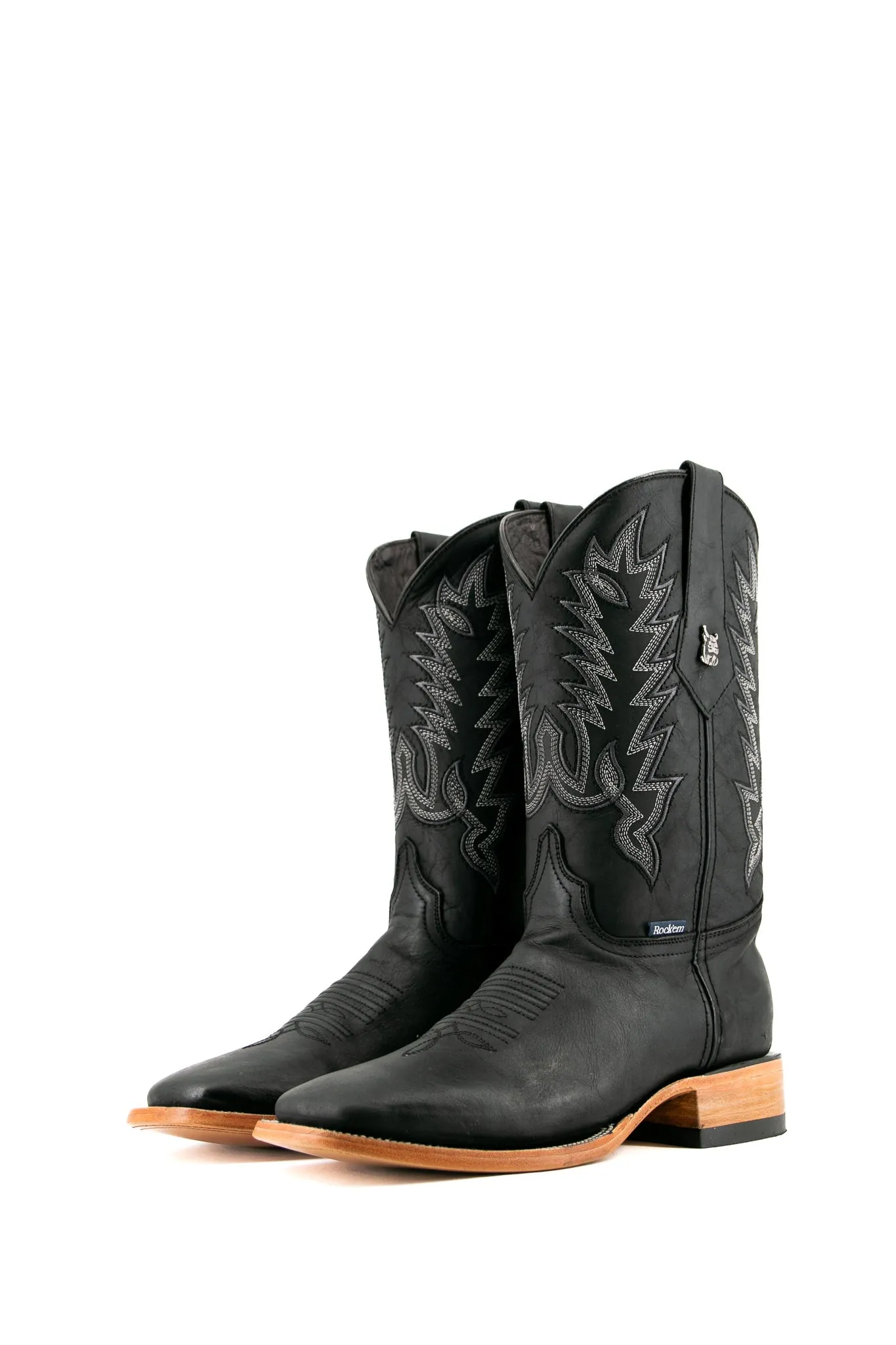 Palmitas Ebano Square Toe Cowboy Boot