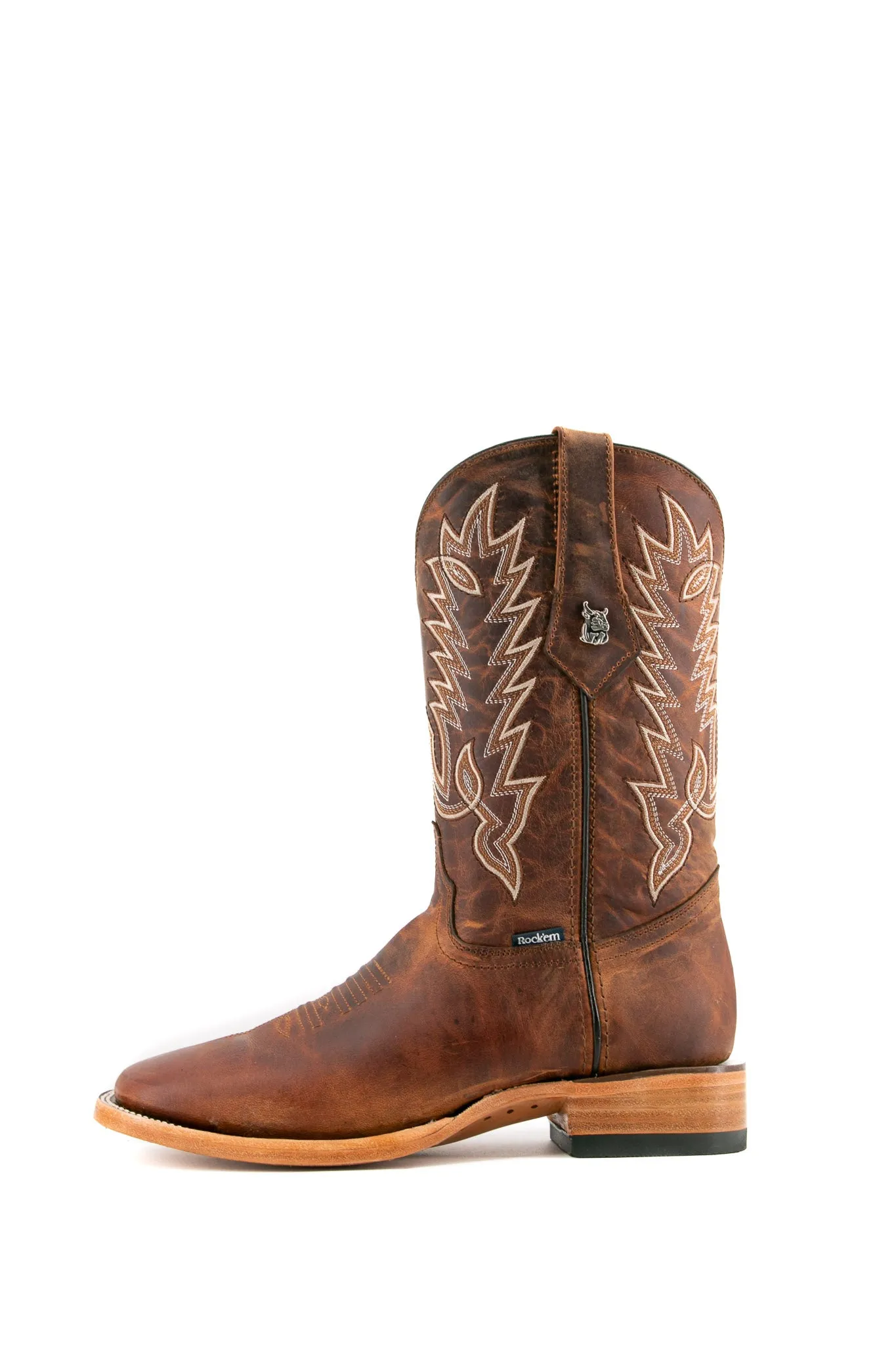 Palmitas Ebano Square Toe Cowboy Boot