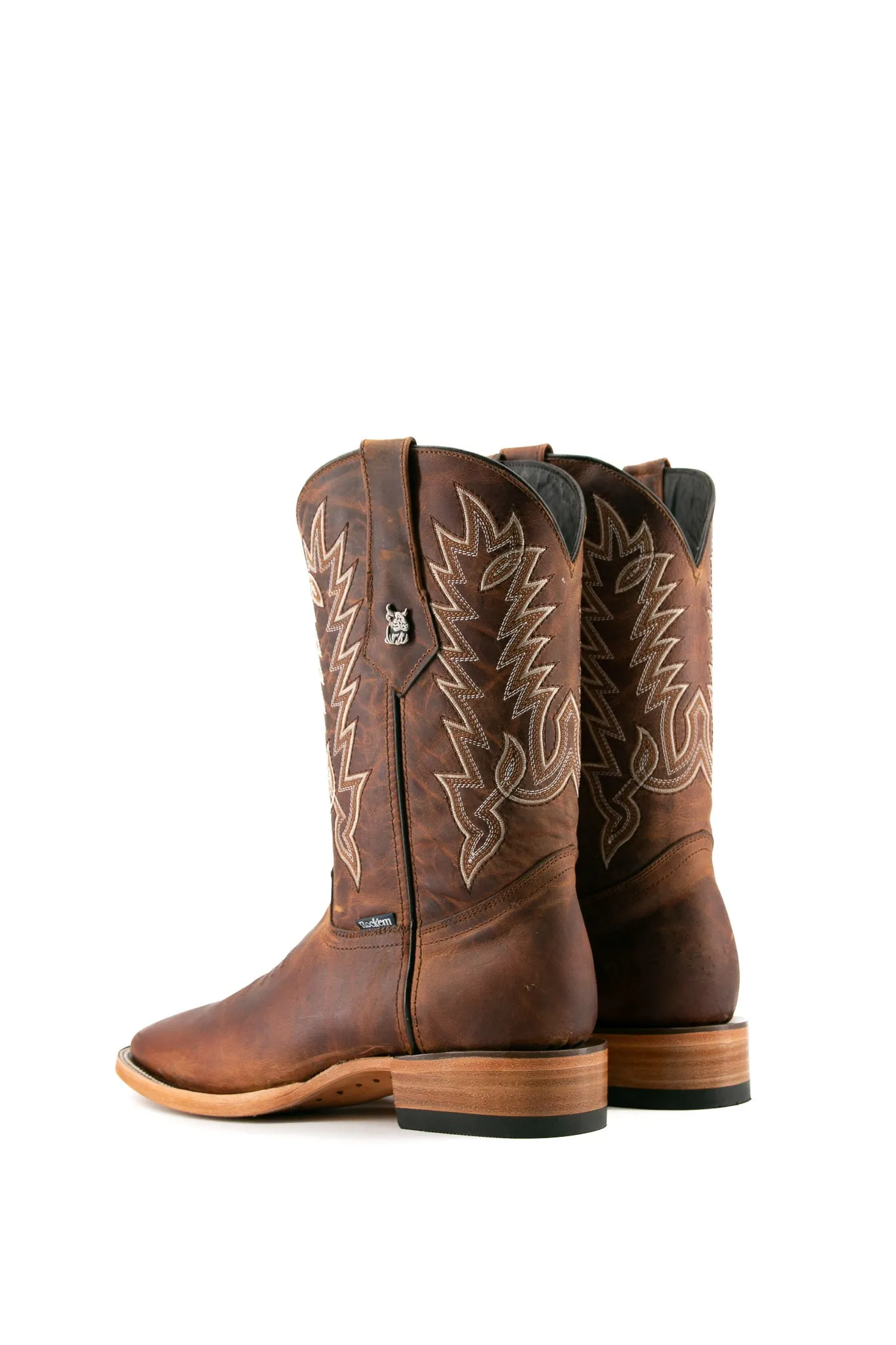 Palmitas Ebano Square Toe Cowboy Boot