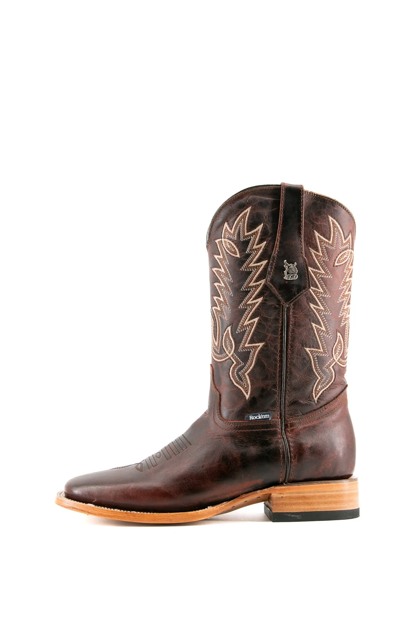 Palmitas Ebano Square Toe Cowboy Boot