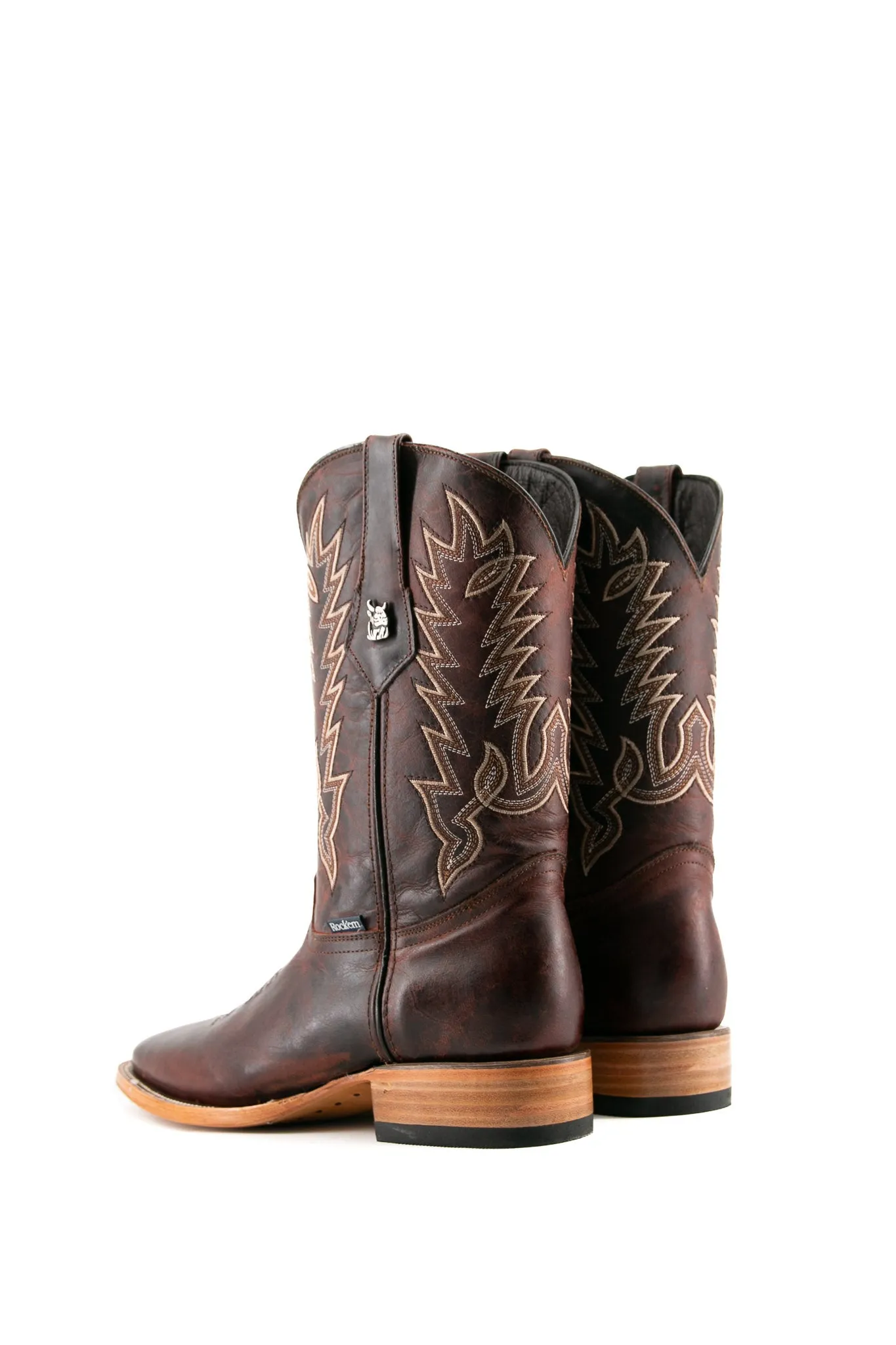 Palmitas Ebano Square Toe Cowboy Boot