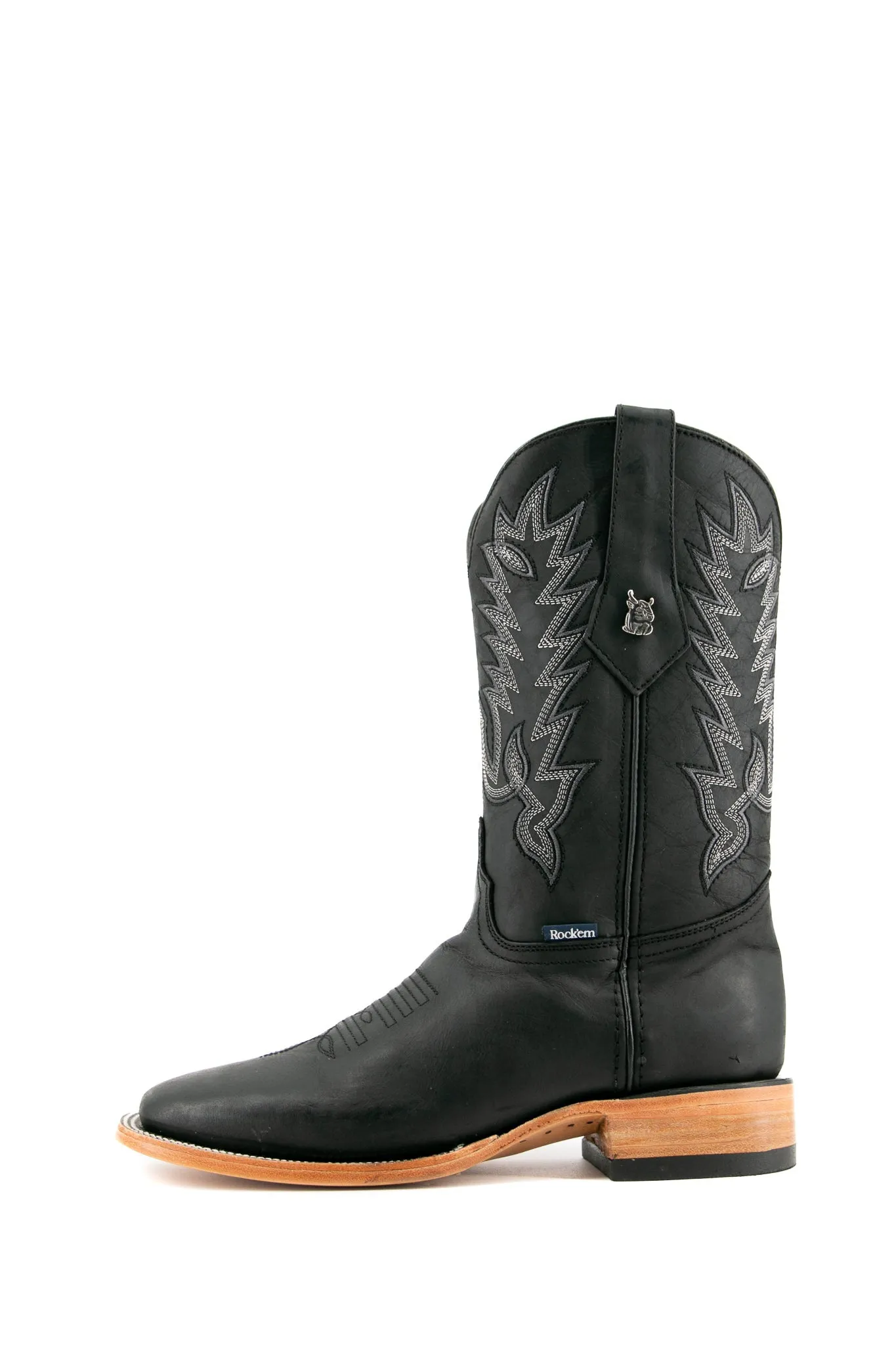 Palmitas Ebano Square Toe Cowboy Boot