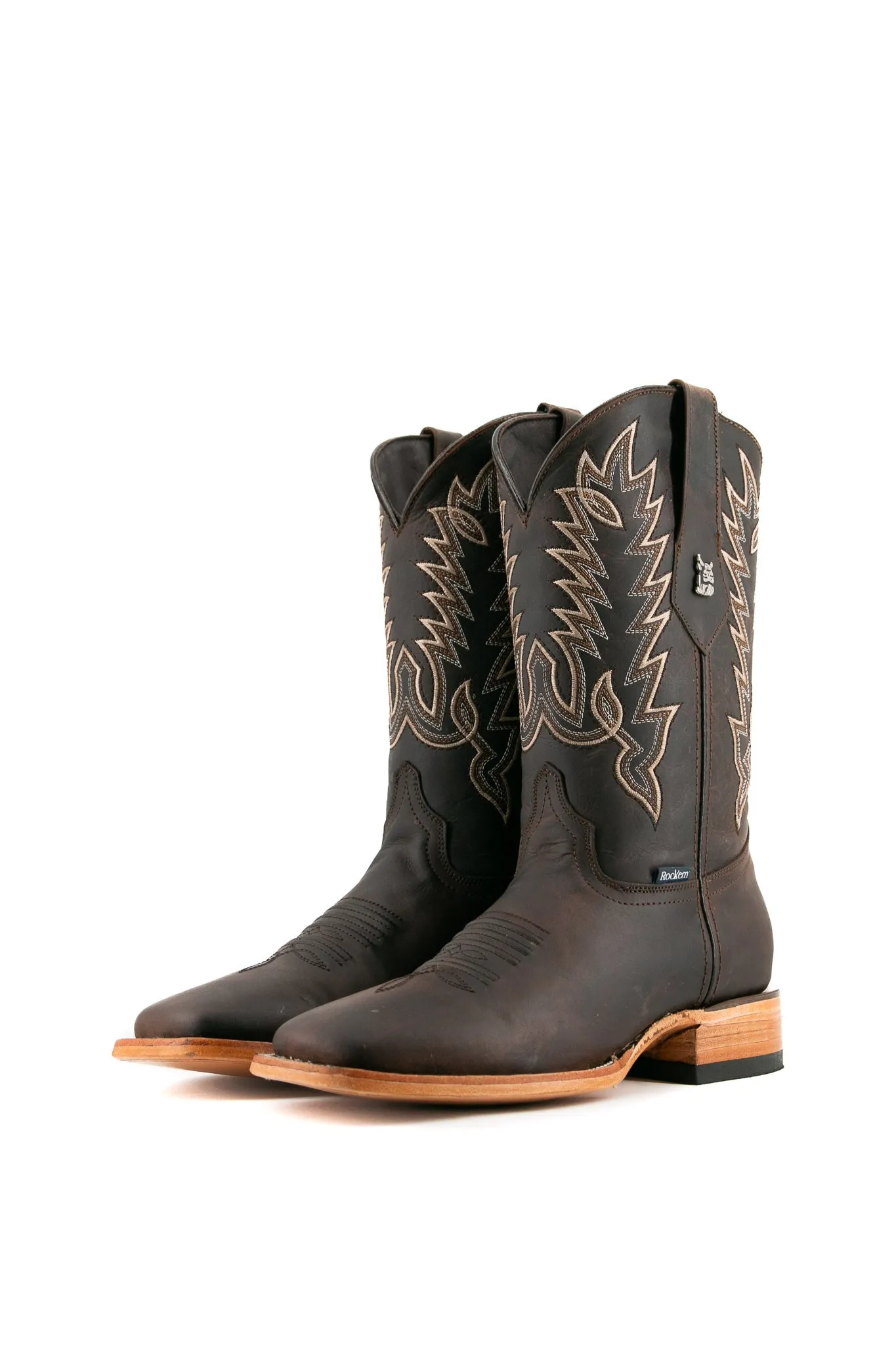 Palmitas Ebano Square Toe Cowboy Boot