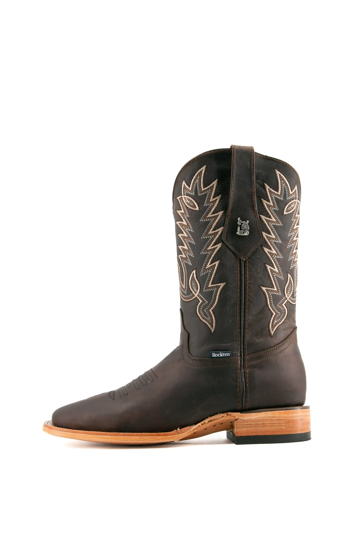 Palmitas Ebano Square Toe Cowboy Boot