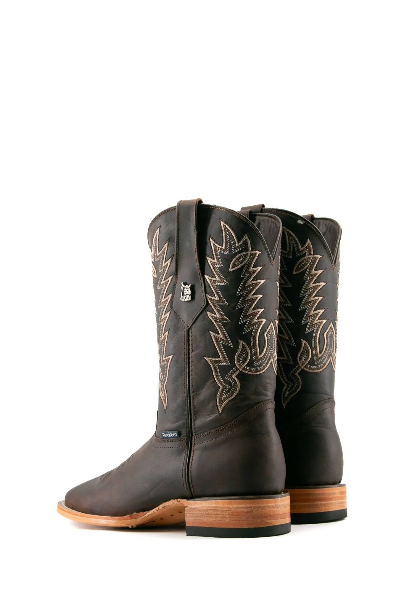 Palmitas Ebano Square Toe Cowboy Boot