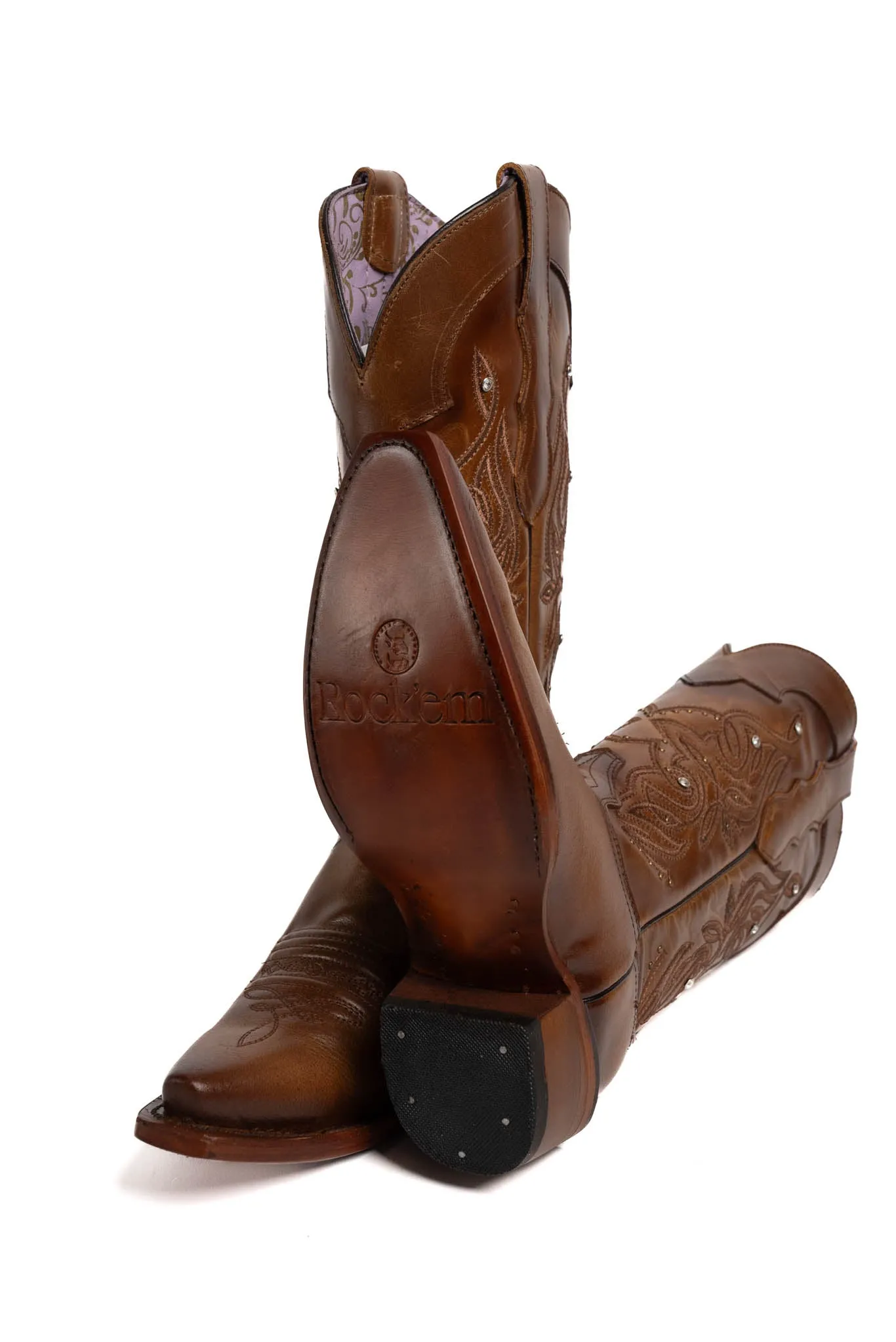 Pamela Apolz Short Shaft Snip Toe Cowgirl Boot FINAL SALE