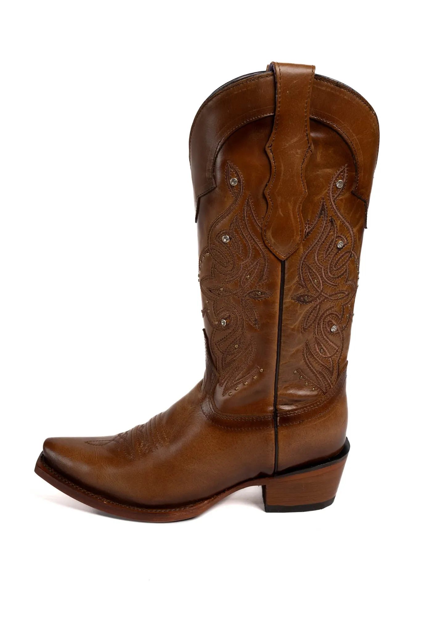 Pamela Apolz Short Shaft Snip Toe Cowgirl Boot FINAL SALE