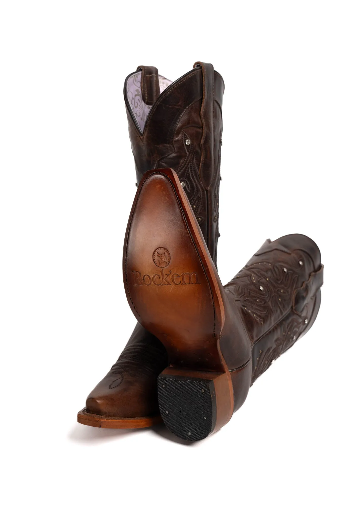 Pamela Apolz Short Shaft Snip Toe Cowgirl Boot FINAL SALE