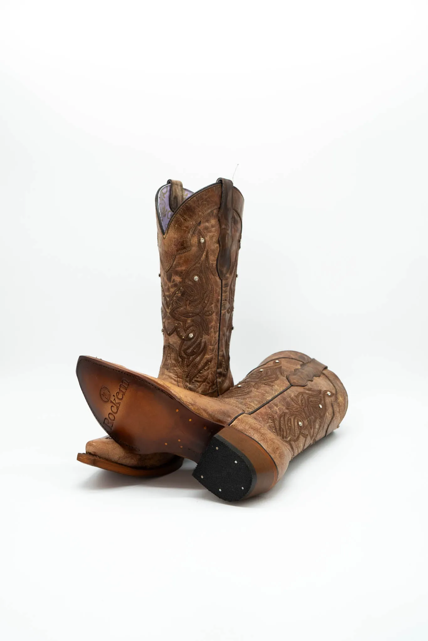 Pamela Apolz Short Shaft Snip Toe Cowgirl Boot FINAL SALE