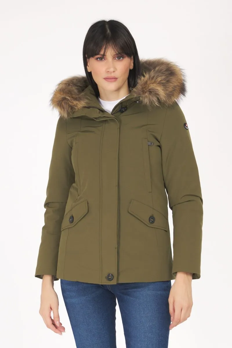 Parka Donna Verde oliva