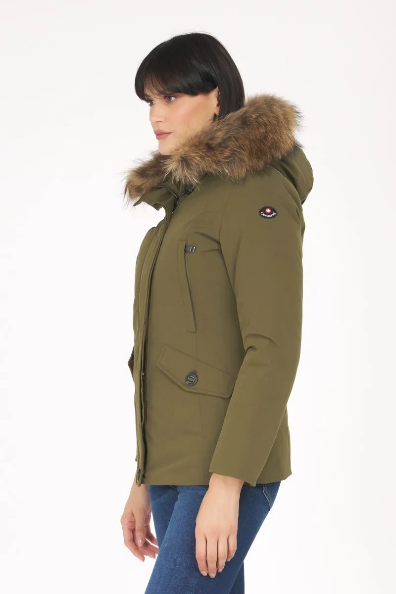 Parka Donna Verde oliva