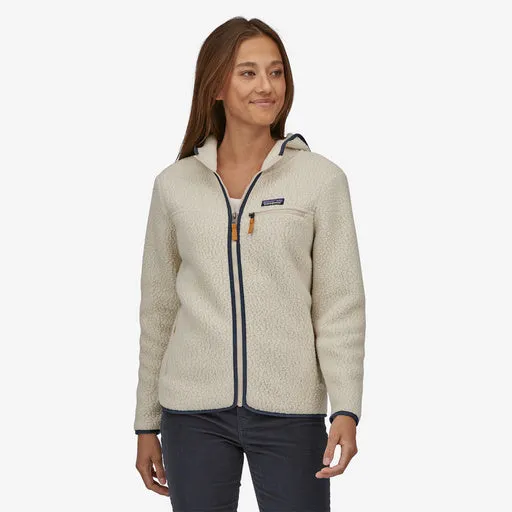 Patagonia W's Retro Pile Hooded Jacket-Pelican