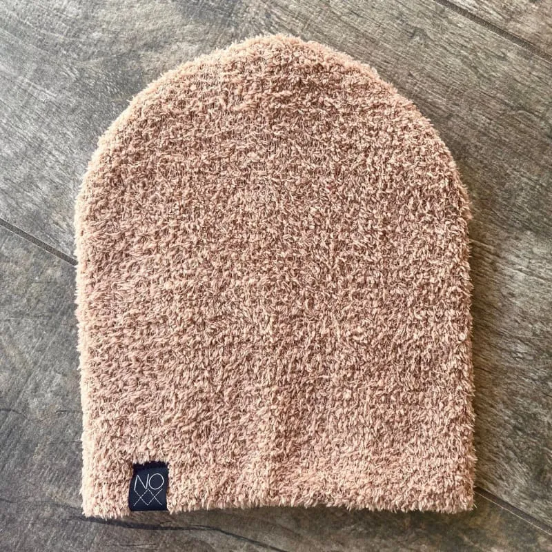 Plush Teddy Beanie | Tan