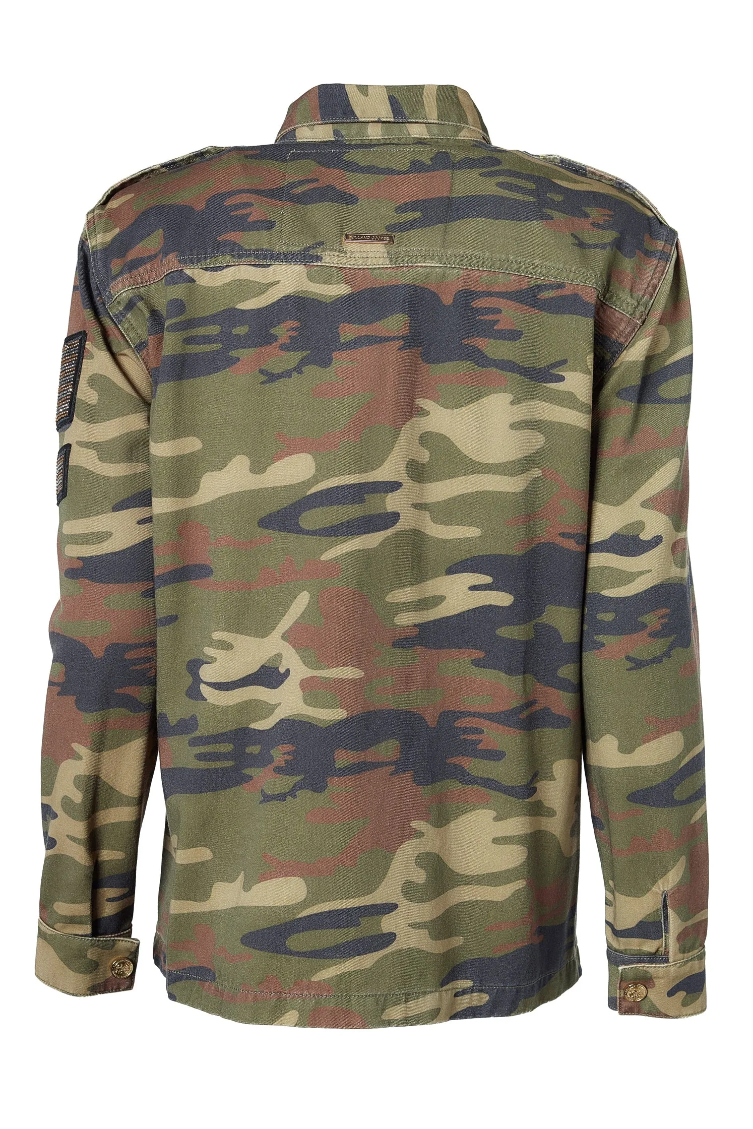 Premium Artillery Jacket (Washed Camo)