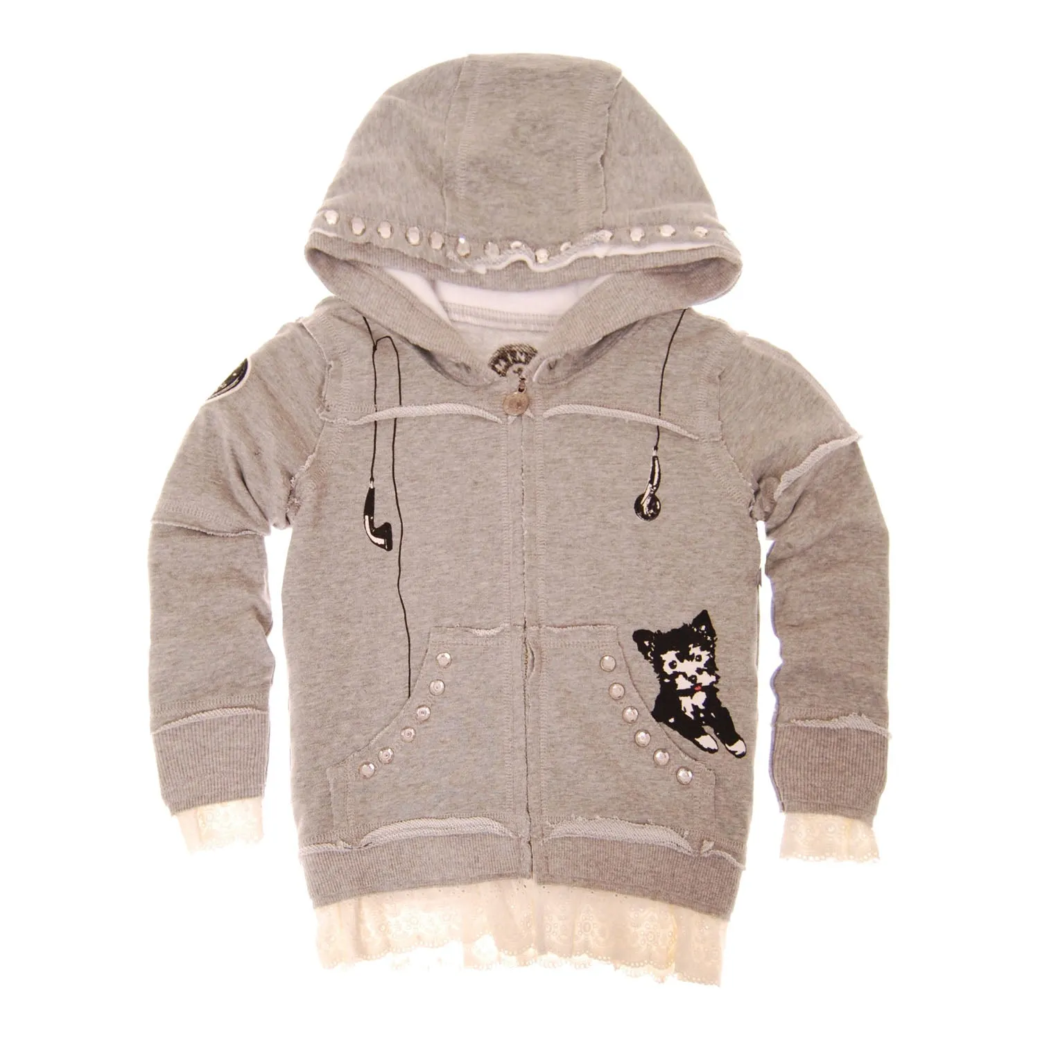 Puppy Lace  Hoody by: Mini Shatsu