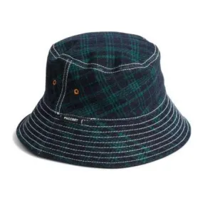 RASSVET MEN'S BUCKET HAT // GREEN CHECKS