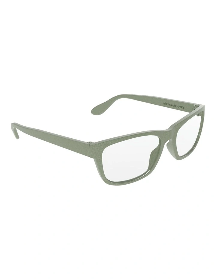 Recycled Money Reading Glasses in Green