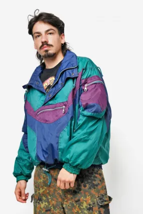 Retro 90s windbreaker jacket